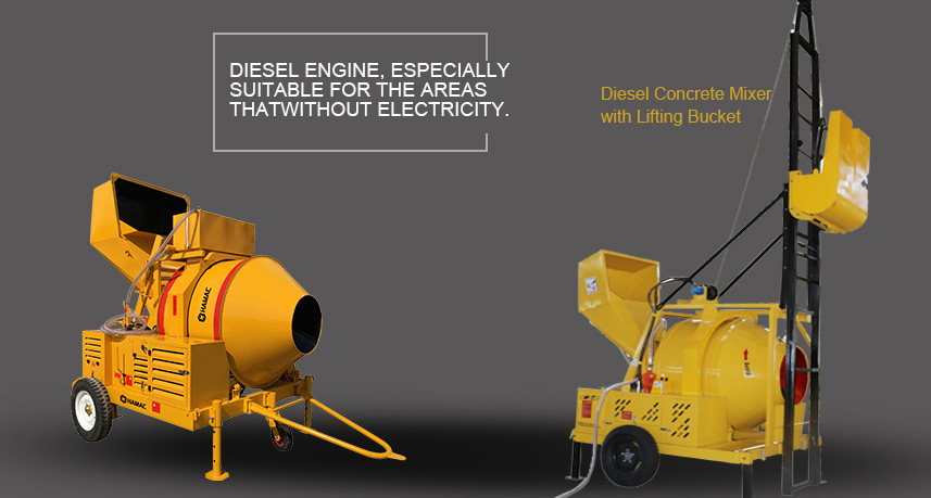 Bétonnière à moteur diesel JZR