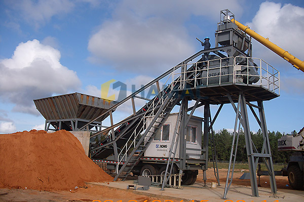 Centrale à béton mobile YHZS50 en Australie